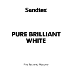 Sandtex® Textured Masonry Paint Pure Brilliant White - 5L -Garden Care Shop 12807345 1194871506187244