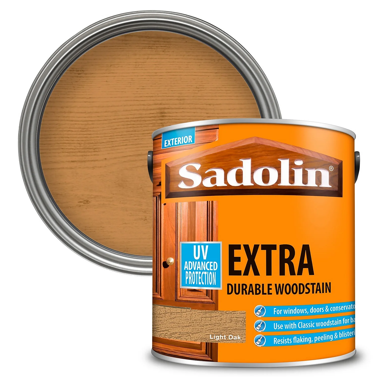 Sadolin Extra Durable Woodstain Light Oak - 2.5L Sadolin Extra Durable Woodstain Light Oak - 2.5L -Garden Care Shop 12812250 1214951406063751