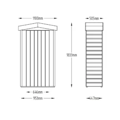 Forest Garden Wooden Tall Shiplap Apex Garden Store -Garden Care Shop 12814365 7734832985423567