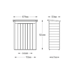 Forest (Installation Included) Wooden Pentagonal Garden Store -Garden Care Shop 12815192 1924833198820263