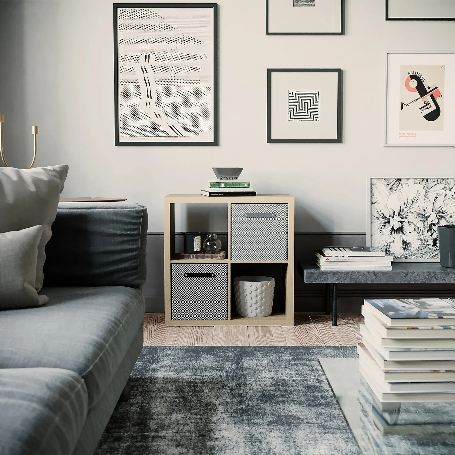 Clever Cube 2x2 Storage Unit - Oak Clever Cube 2x2 Storage Unit - Oak -Garden Care Shop 12816153 6184929107204184