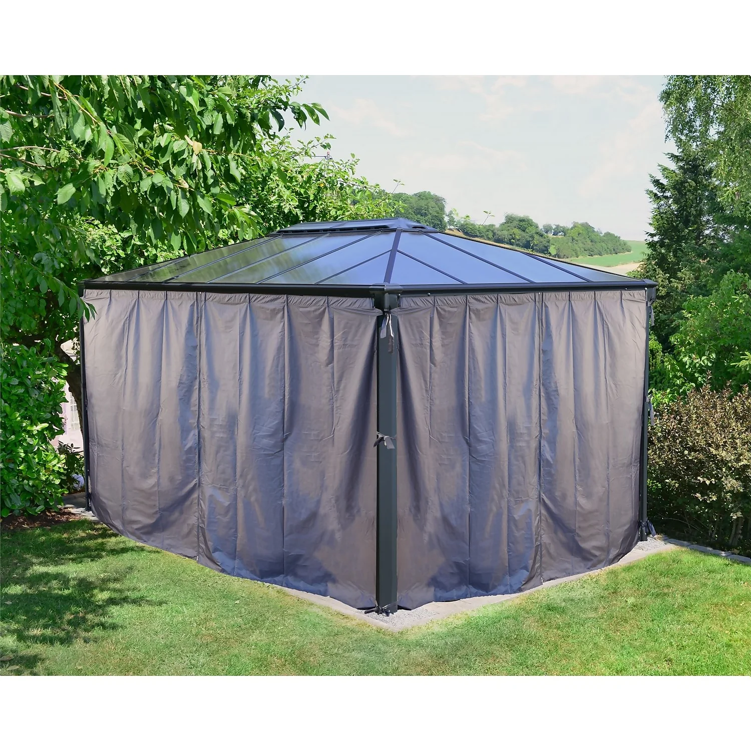Palram - Canopia Martinique 4300 Garden Gazebo Curtain Set Palram - Canopia Martinique 4300 Garden Gazebo Curtain Set -Garden Care Shop 12817222 3764843390085442