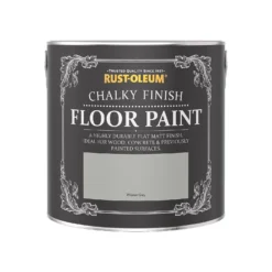 Rust-Oleum Chalky Floor Paint Winter Grey - 2.5L -Garden Care Shop 12819786 7504940725516824