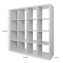 Clever Cube 4x4 Storage Unit - White 5 Clever Cube 4x4 Storage Unit - White -Garden Care Shop 12821332 1844953391927368
