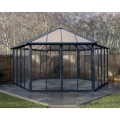 Palram - Canopia Garda Garden Conservatory Grey Bronze