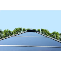 Palram - Canopia Roma Hexagonal Garden Gazebo Grey -Garden Care Shop 12821930 1404833174889818