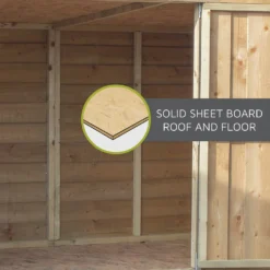 Mercia 7 X 3ft Overlap Apex Bike Shed -Garden Care Shop 12822438 6144989186550923