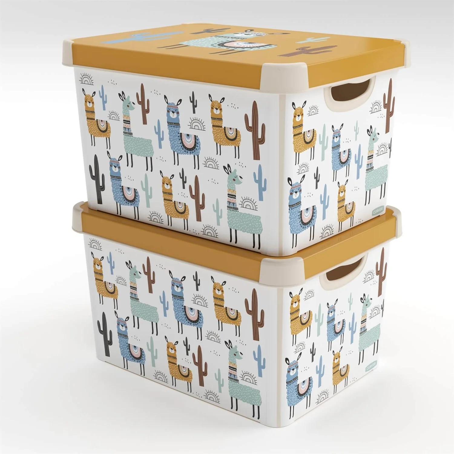 Curver Stockholm Llama Plastic Deco Storage Box - Multi-Coloured - 22L Curver Stockholm Llama Plastic Deco Storage Box - Multi-Coloured - 22L -Garden Care Shop 12824053 2554832983038804