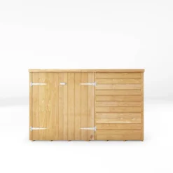 Mercia 6 X 4ft Overlap Pent Bike Shed - Incl. Installation -Garden Care Shop 12825547 1454989186671628