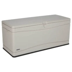 Lifetime Heavy-Duty Plastic Garden Storage Box 492 Litres