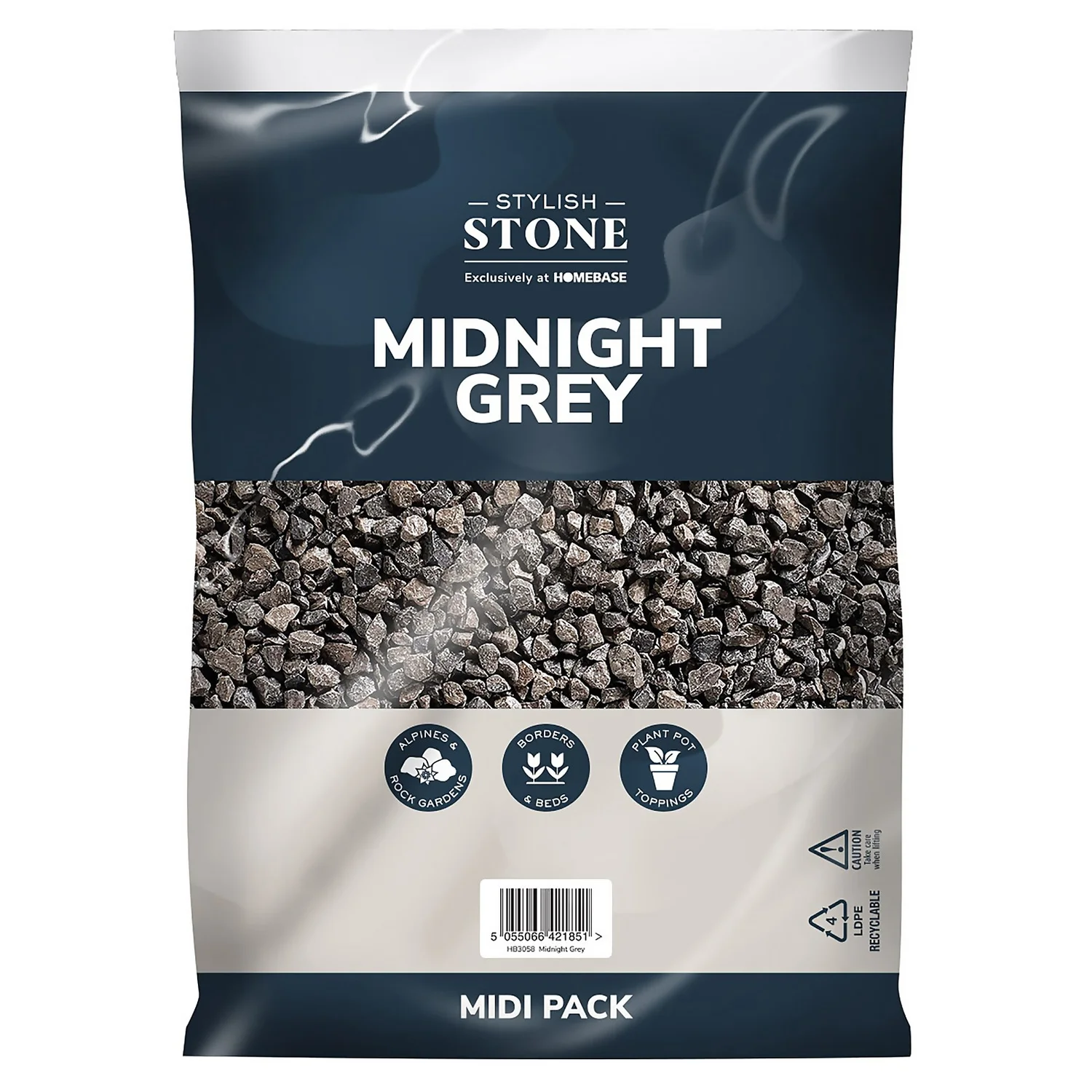 Stylish Stone Midnight Grey - Midi Pack - 9kg Stylish Stone Midnight Grey - Midi Pack - 9kg -Garden Care Shop 12826536 6444902951245481