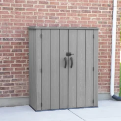 Lifetime 1500L Rough Cut Vertical Storage Cabinet -Garden Care Shop 12836581 1584833208228380