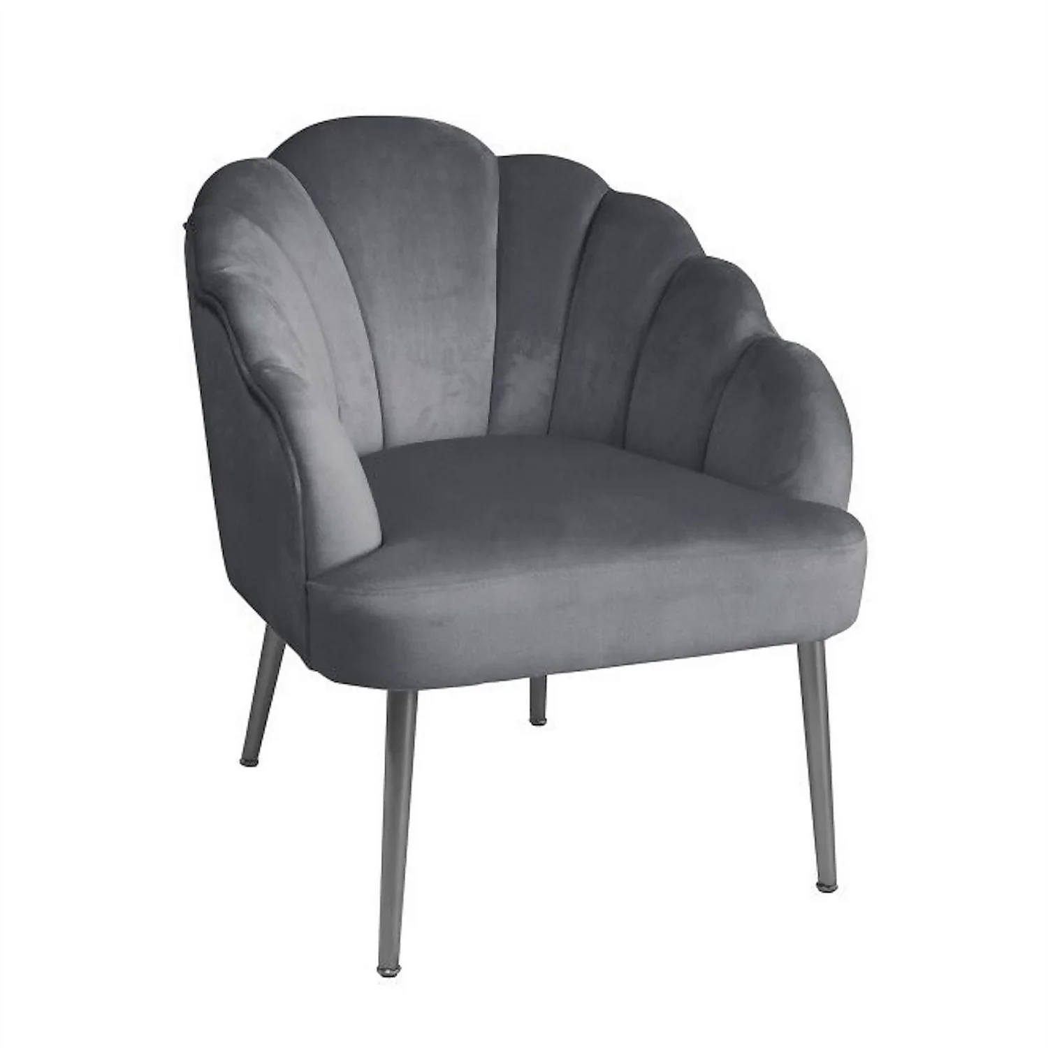 Sophia Scallop Occasional Chair - Grey Sophia Scallop Occasional Chair - Grey -Garden Care Shop 12838886 1074841227080300