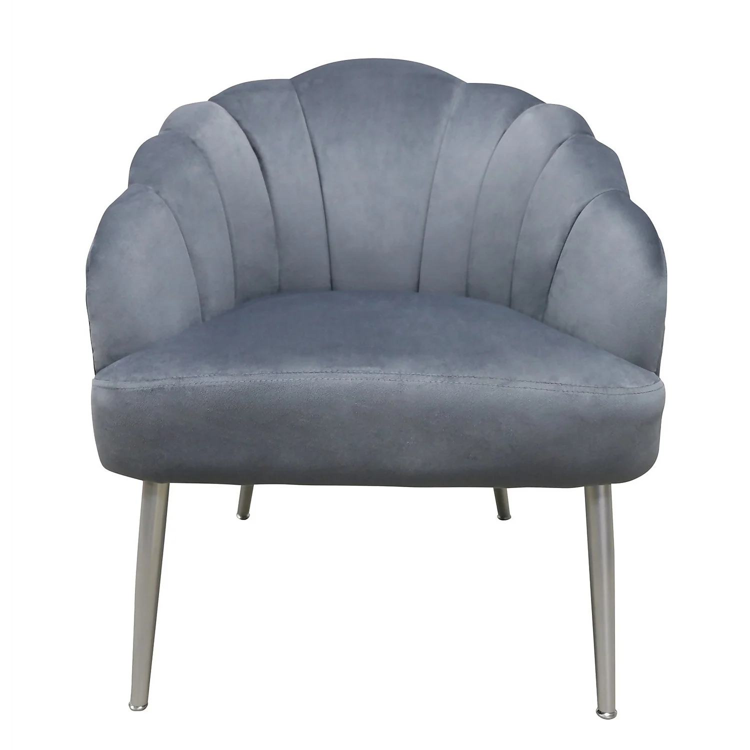Sophia Scallop Occasional Chair - Grey Sophia Scallop Occasional Chair - Grey -Garden Care Shop 12838886 1264843597067370