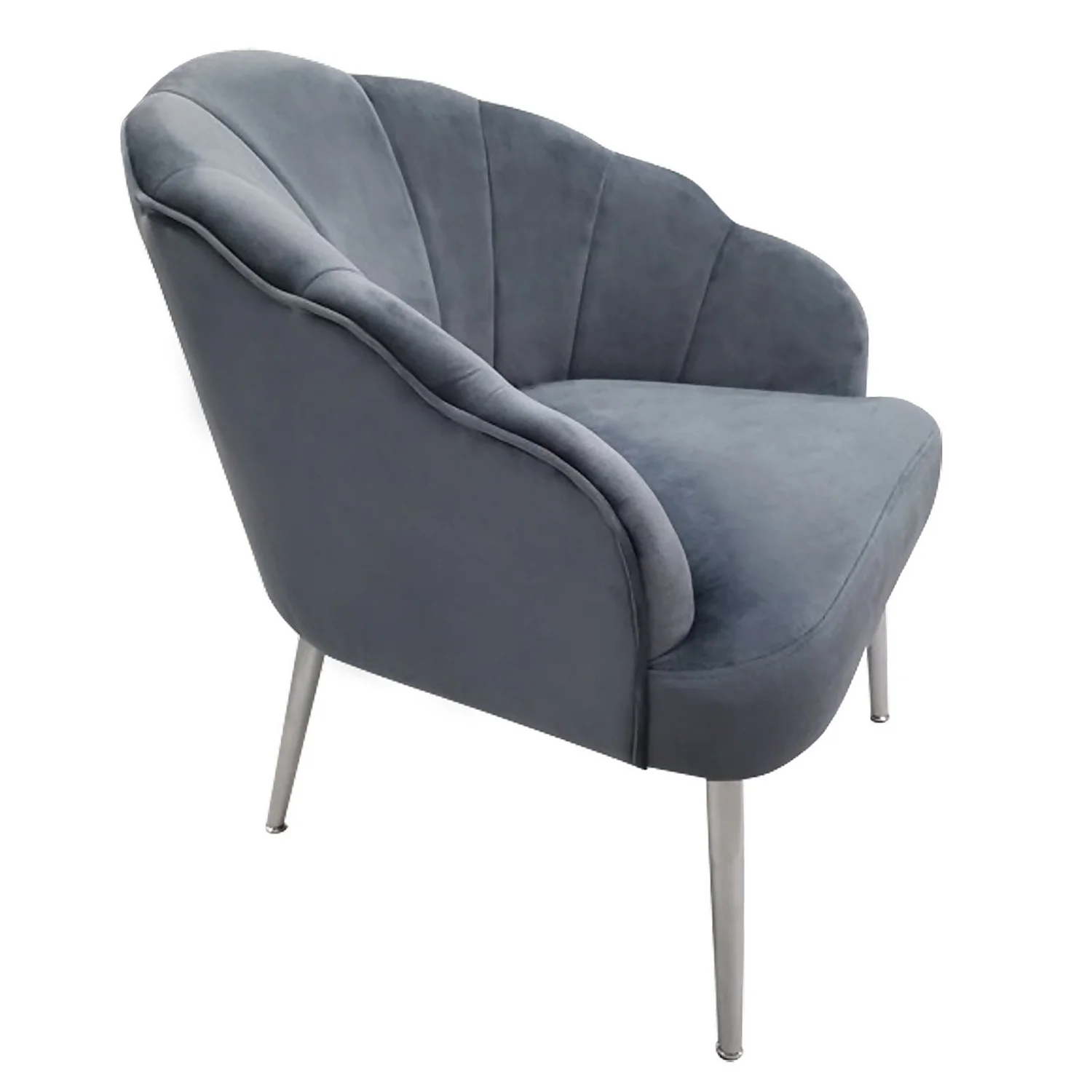 Sophia Scallop Occasional Chair - Grey Sophia Scallop Occasional Chair - Grey -Garden Care Shop 12838886 1634940538203316