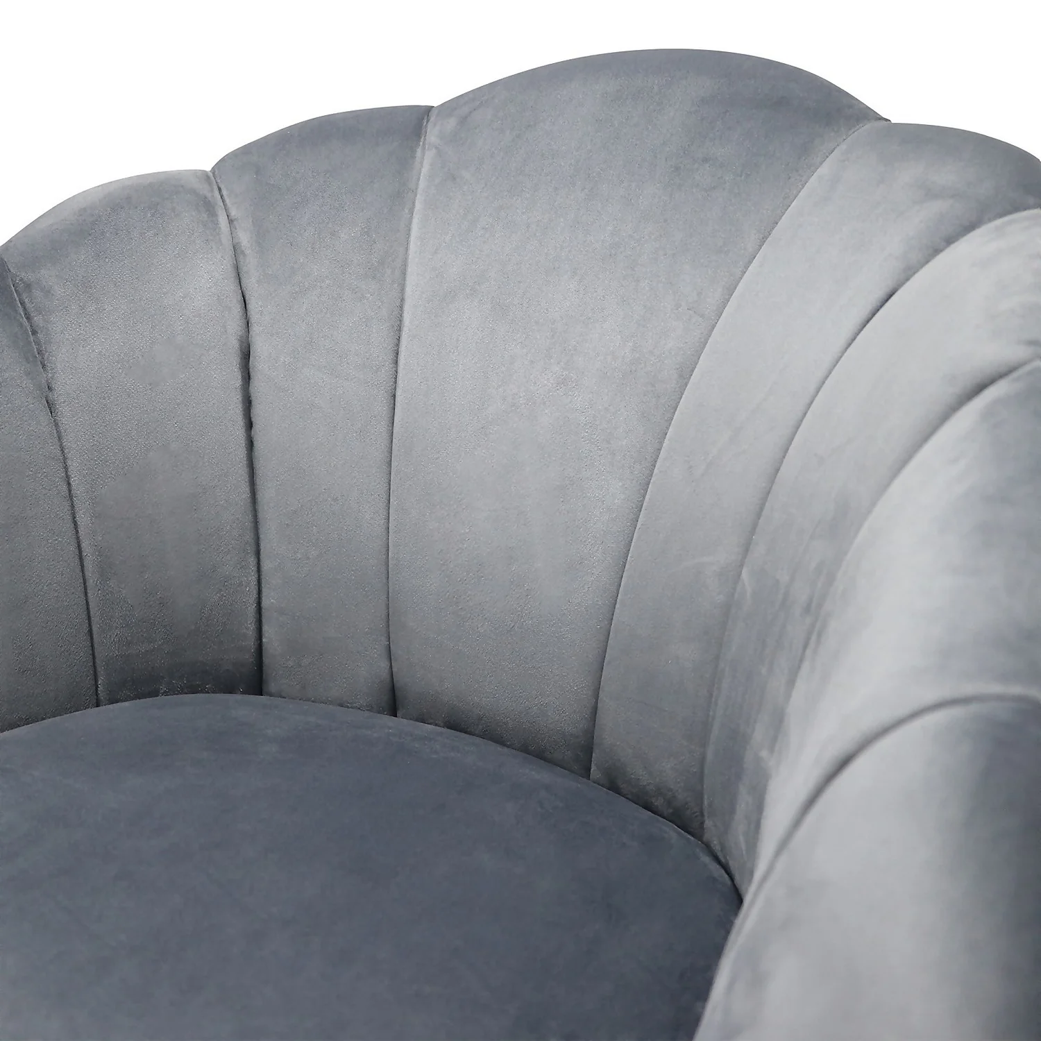 Sophia Scallop Occasional Chair - Grey Sophia Scallop Occasional Chair - Grey -Garden Care Shop 12838886 6544940538244248