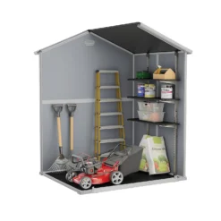 Keter Manor 6 X 5ft Outdoor Plastic Garden Storage Shed - Grey -Garden Care Shop 12840570 3345036178373146