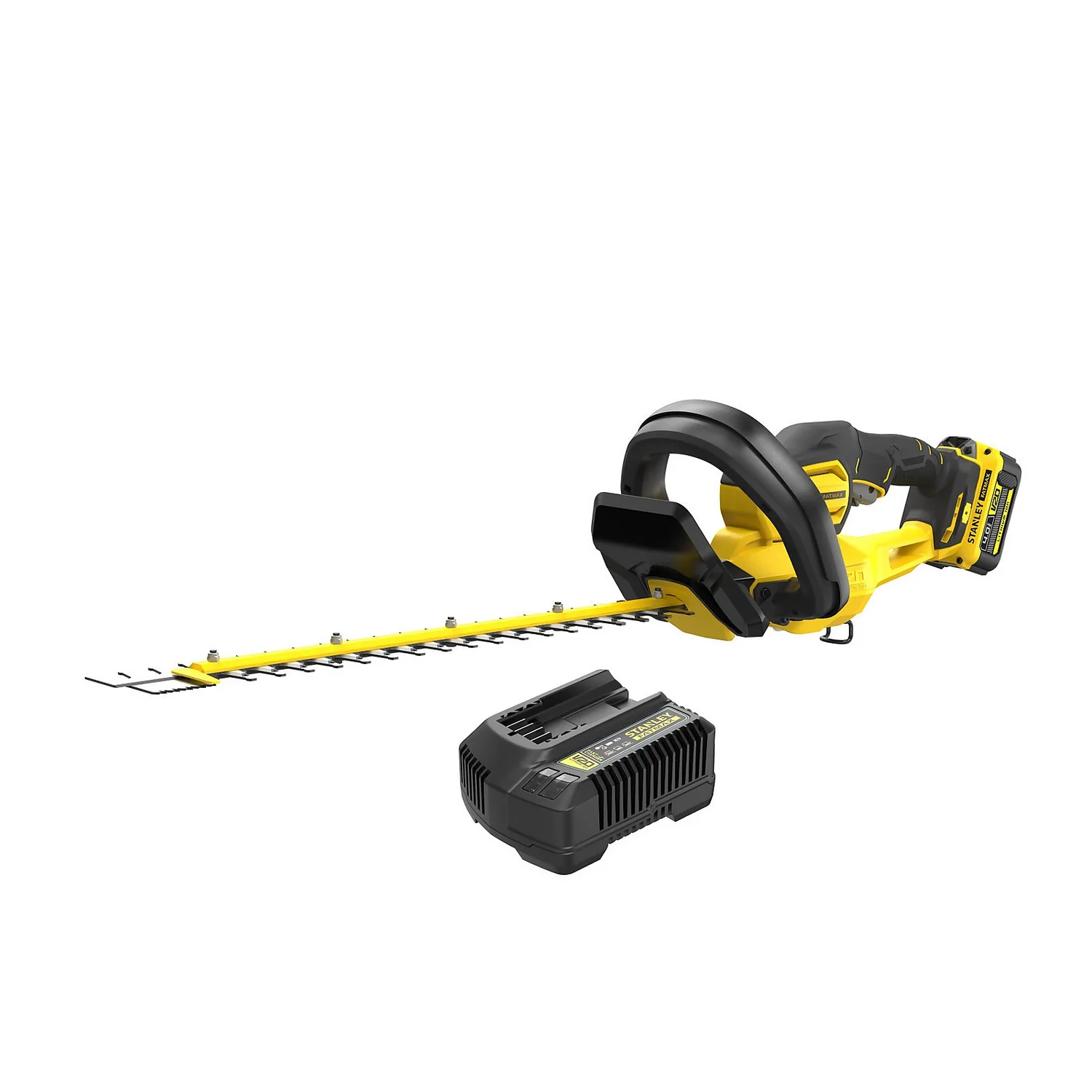 STANLEY FATMAX V20 18V Cordless Hedge Trimmer 55cm (Sfmcht855M1-Gb) STANLEY FATMAX V20 18V Cordless Hedge Trimmer 55cm (Sfmcht855M1-Gb) -Garden Care Shop 12882306 1544843588714284