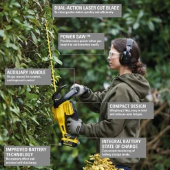 STANLEY FATMAX V20 18V Cordless Hedge Trimmer 55cm (Sfmcht855M1-Gb) 2 STANLEY FATMAX V20 18V Cordless Hedge Trimmer 55cm (Sfmcht855M1-Gb) -Garden Care Shop 12882306 2675052745698945