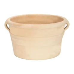 Himalaya Terracotta Low Bowl - 22cm