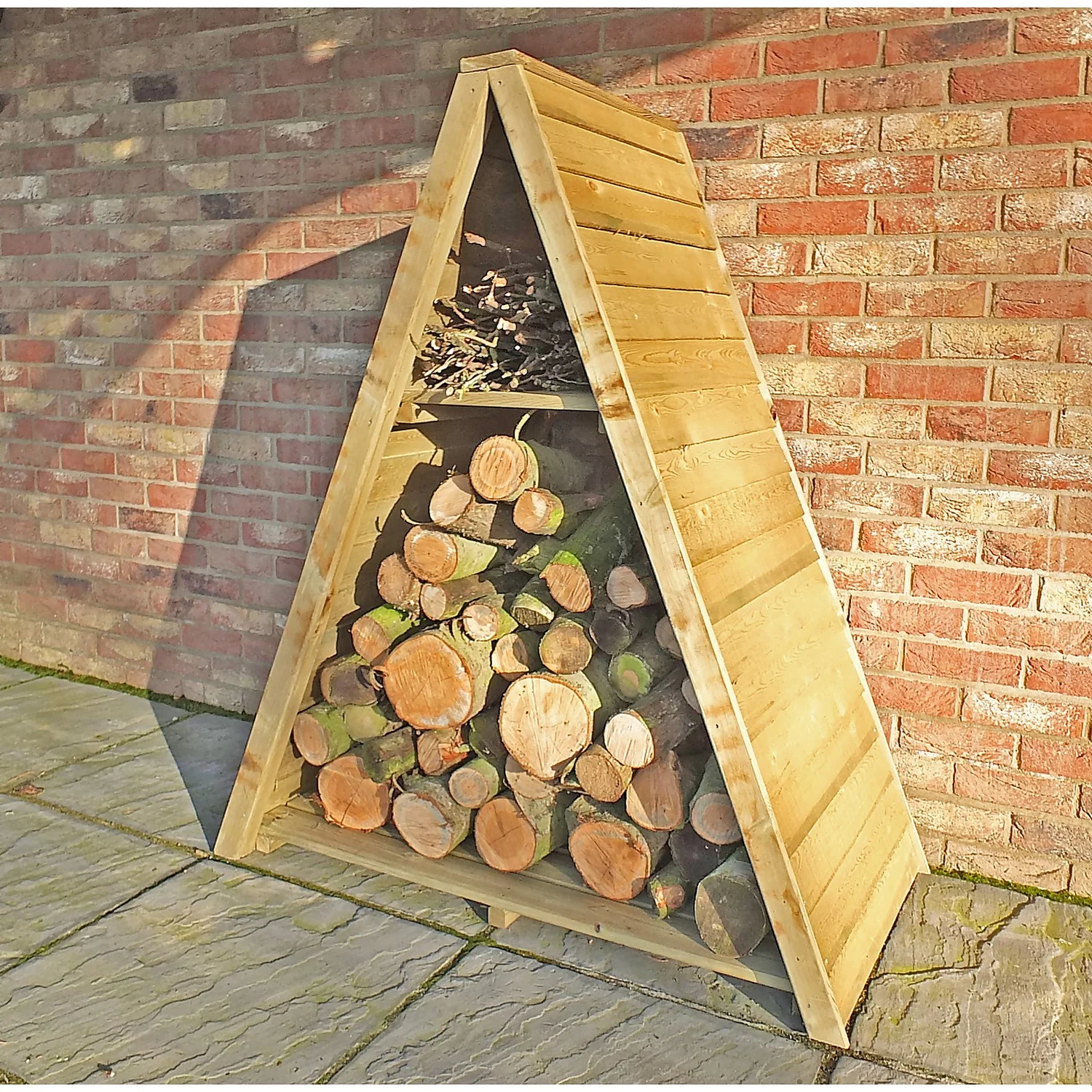 Shire Large Triangular Log Store Shire Large Triangular Log Store -Garden Care Shop 12887195 1594851584559111