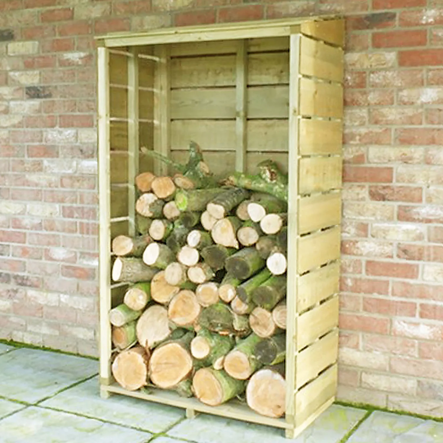 Shire Tall Wall Log Store - 3x1.5ft Shire Tall Wall Log Store - 3x1.5ft -Garden Care Shop 12887202 1824851593365374