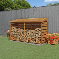 Mercia (Installation Included) Double Log Store -Garden Care Shop 12888117 3825011214652234