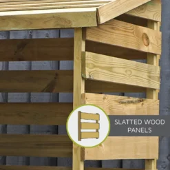 Mercia (Installation Included) Double Log Store -Garden Care Shop 12888117 8195011214847864