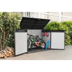 Keter Premier Jumbo Outdoor Garden Storage Shed 2020L - Grey 7 Keter Premier Jumbo Outdoor Garden Storage Shed 2020L - Grey -Garden Care Shop 12890915 5944855738417674