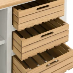 Ashstead Small Sideboard - Oak & Ivory -Garden Care Shop 12917103 1734897162955025