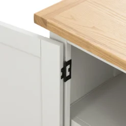 Ashstead Small Sideboard - Oak & Ivory -Garden Care Shop 12917103 2004897163011545