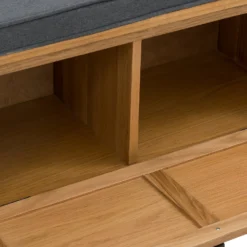 Norbury Hallway Bench - Oak -Garden Care Shop 12940842 1434898190197577