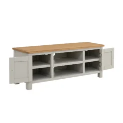 Norbury Wide TV Stand - Grey -Garden Care Shop 12940856 1484873338403434