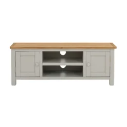 Norbury Wide TV Stand - Grey -Garden Care Shop 12940856 1854889184040965