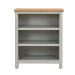 Norbury Low Bookcase - Grey -Garden Care Shop 12940859 3694889183449380