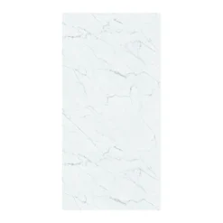 Plancs White Marble Self-Adhesive Vinyl Floor Tile - 5pc Pack Covers 0.93sqm -Garden Care Shop 12968592 1764930927398489