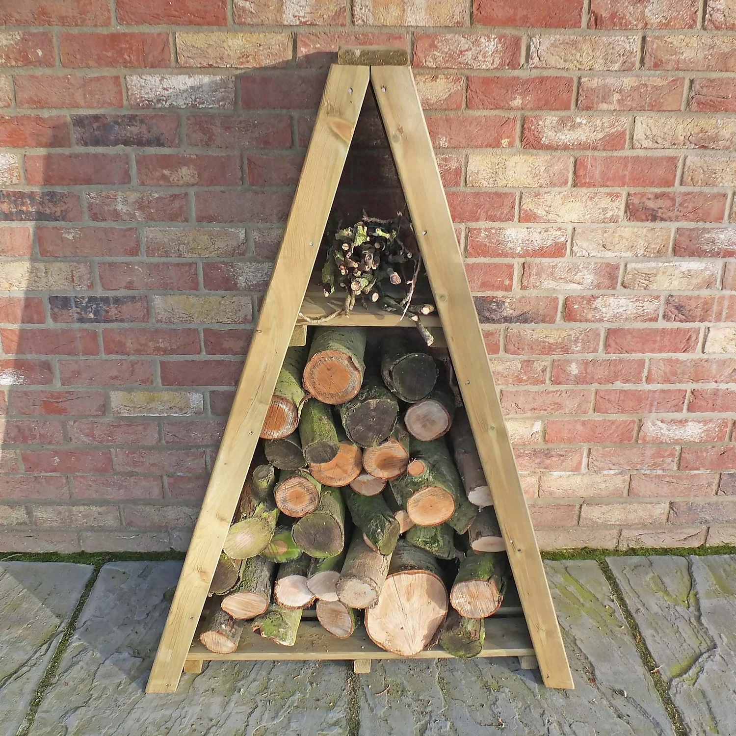 Shire Small Triangular Log Store Overlap Shire Small Triangular Log Store Overlap -Garden Care Shop 13082820 1964862456413152