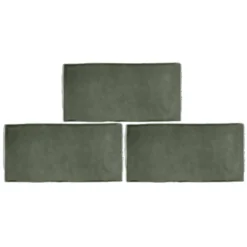 Country Living Artisan Moss Green Ceramic Wall Tile 75 X 150mm - 0.5sqm Pack 2 Country Living Artisan Moss Green Ceramic Wall Tile 75 X 150mm - 0.5sqm Pack -Garden Care Shop 13220561 4064916415692208