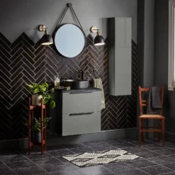 House Beautiful Aurelia Liquorice Ceramic Wall Tile 75 X 300mm - 0.5sqm Pack -Garden Care Shop 13220563 9214909608085671