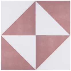 House Beautiful Cube Blush Porcelain Wall & Floor Tile 200 X 200mm - 0.52sqm Pack -Garden Care Shop 13220593 1614915382833995