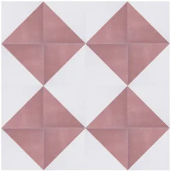 House Beautiful Cube Blush Porcelain Wall & Floor Tile 200 X 200mm - 0.52sqm Pack -Garden Care Shop 13220593 3034915382768139
