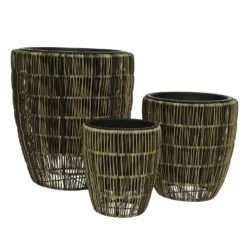Kate Round Rattan Planter - Large -Garden Care Shop 13222500 1094934511049830