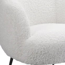 Tori Boucle Tub Chair - White -Garden Care Shop 13224150 2014919264590698