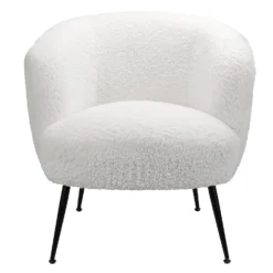 Tori Boucle Tub Chair - White -Garden Care Shop 13224150 3994919264467773