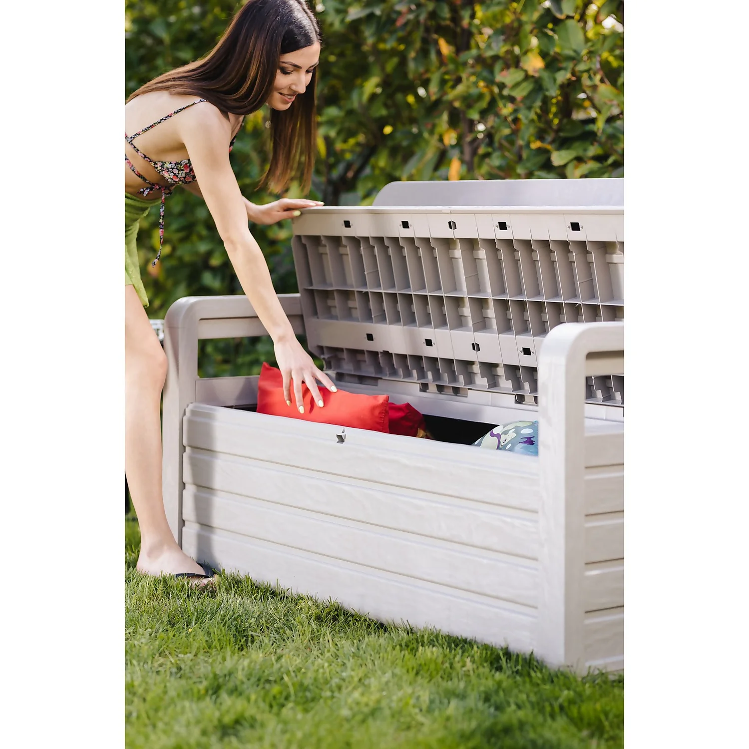 Toomax Forever Spring Bench - Warm Grey Toomax Forever Spring Bench - Warm Grey -Garden Care Shop 13462731 1984951391545320