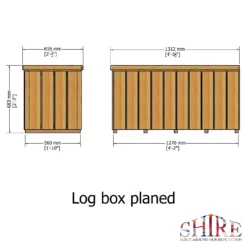Shire Planed Timber Garden Storage Box 4x2 -Garden Care Shop 13505352 2094932698544684