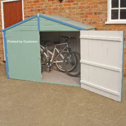 Shire 7 X 3ft Shiplap Double Door Bike Storage -Garden Care Shop 13505353 1524931992851606