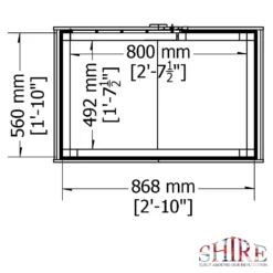 Shire Handy Garden Storage 3x2ft -Garden Care Shop 13508666 1184931200396461