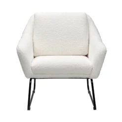 Evelyn Metal Frame Chair - Boucle -Garden Care Shop 13863937 1374978553698266