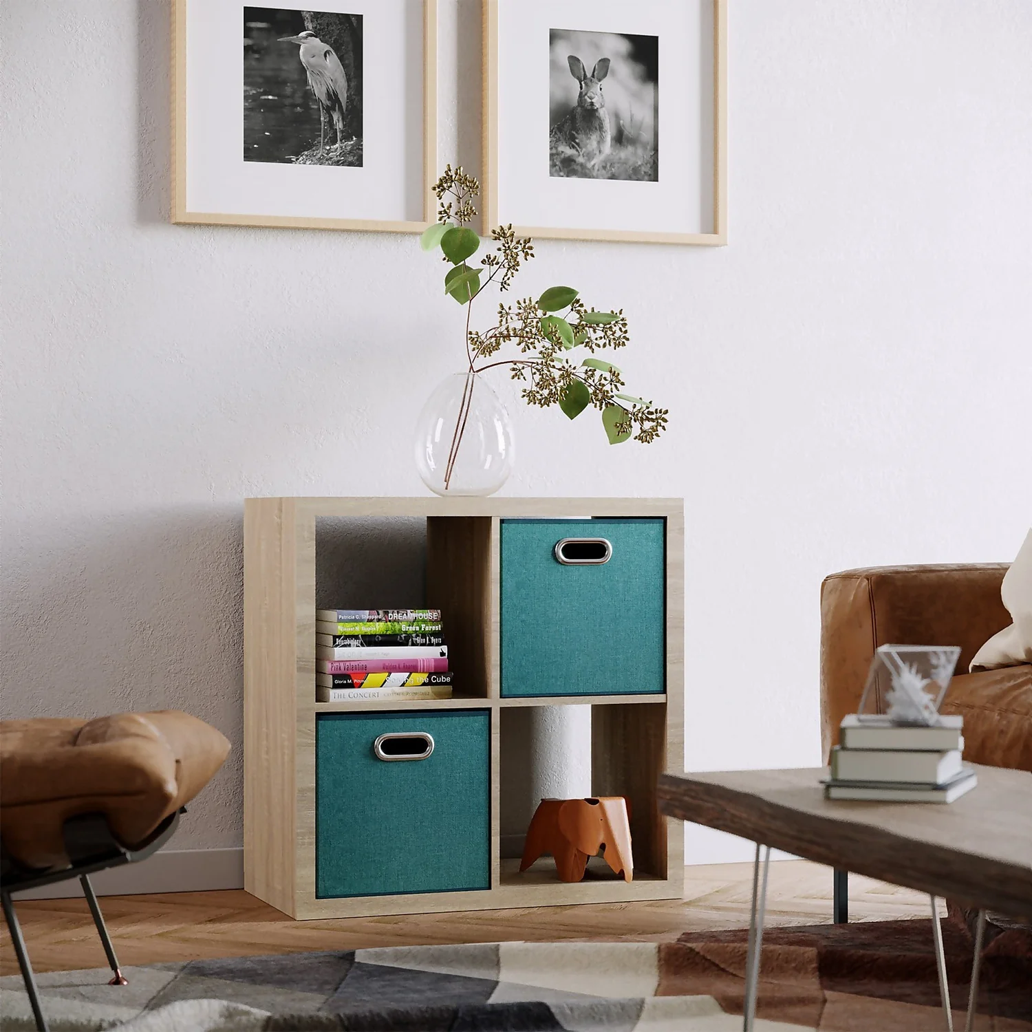 Clever Cube Fabric Insert - Set of 2 - Jade Green Clever Cube Fabric Insert - Set Of 2 - Jade Green -Garden Care Shop 13911395 6034981912875342